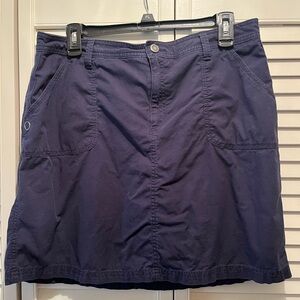 Navy Blue Casual Skirt